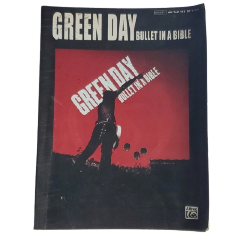 Green Day Bullet In a Bible Guitar Tab Music Book